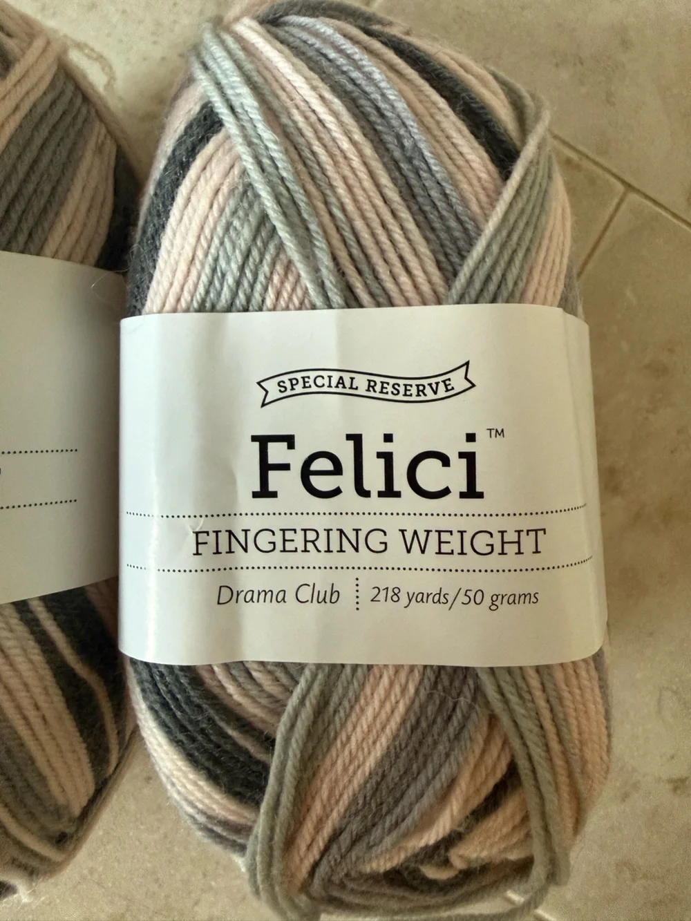 Felici Fingering Weight Yarn in Soft Pastel Multi (Special Reserve) - Drama Club